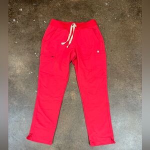 Figs Red Women’s Yola Skinny Scrub NWT  Pants
